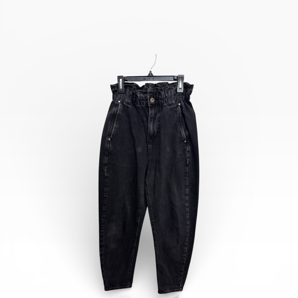 Zara Women's High Rise Black Jeans Size 0‎ *624